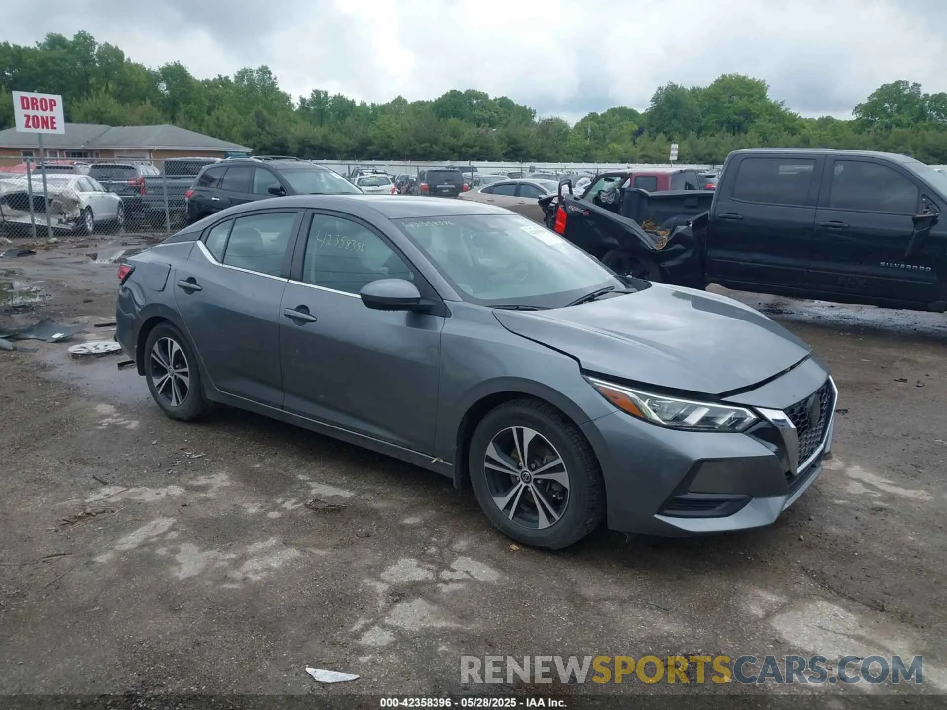 1 Photograph of a damaged car 3N1AB8CV5NY275688 NISSAN SENTRA 2022