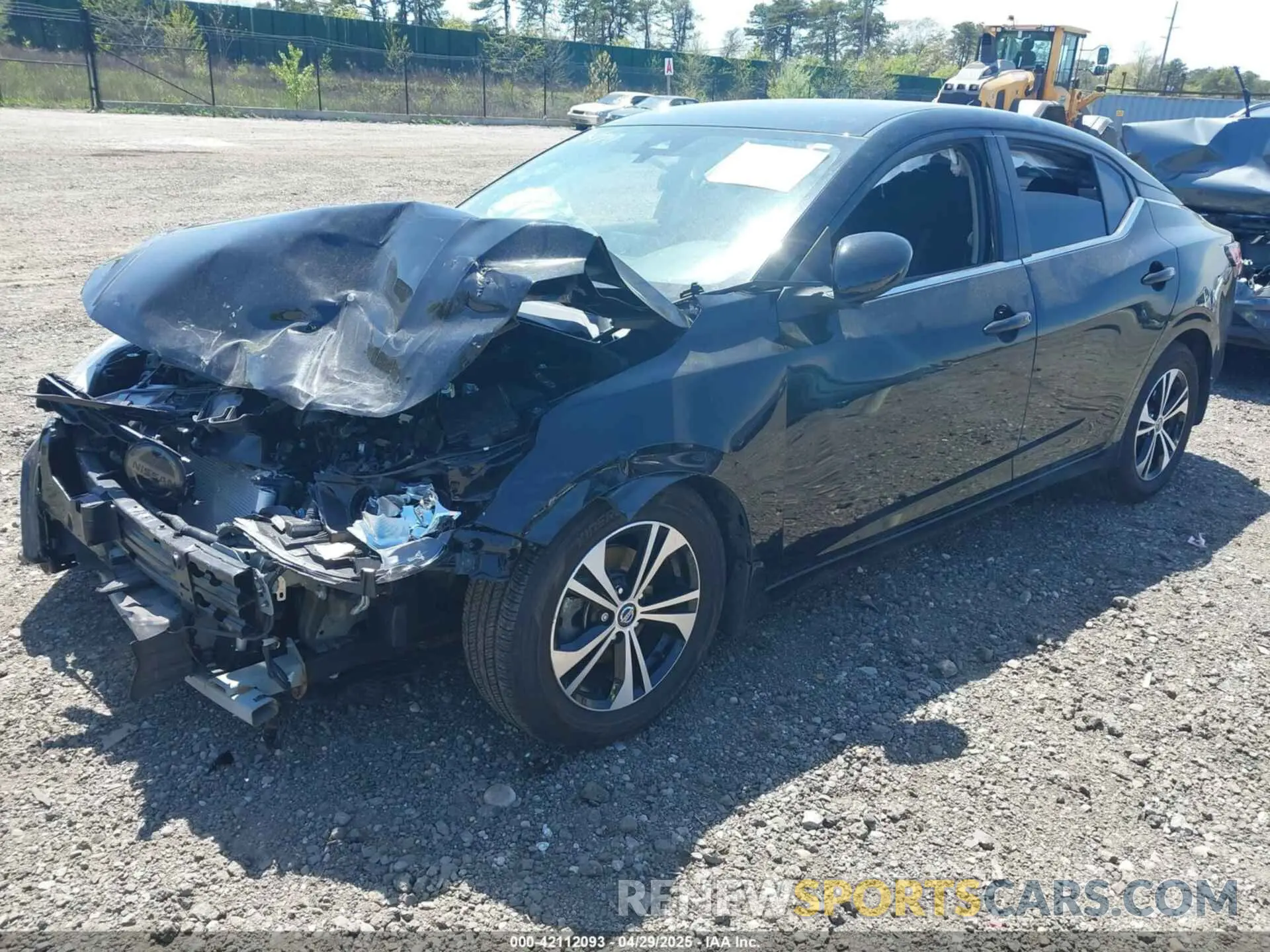 2 Photograph of a damaged car 3N1AB8CV5NY287226 NISSAN SENTRA 2022