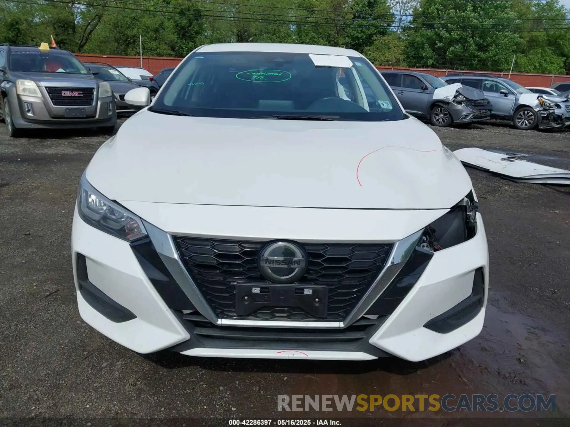 12 Photograph of a damaged car 3N1AB8CV5NY292832 NISSAN SENTRA 2022