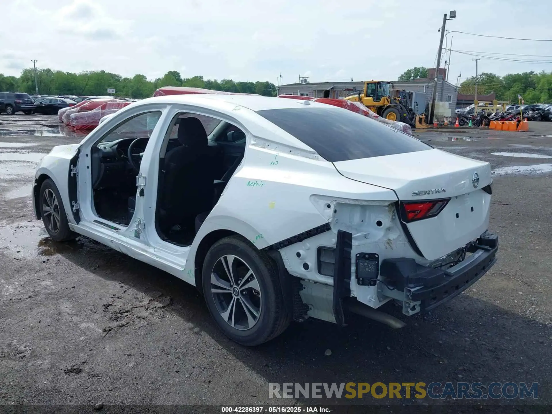 17 Photograph of a damaged car 3N1AB8CV5NY292832 NISSAN SENTRA 2022