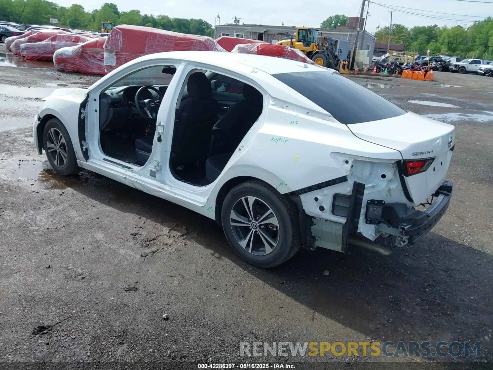 3 Photograph of a damaged car 3N1AB8CV5NY292832 NISSAN SENTRA 2022
