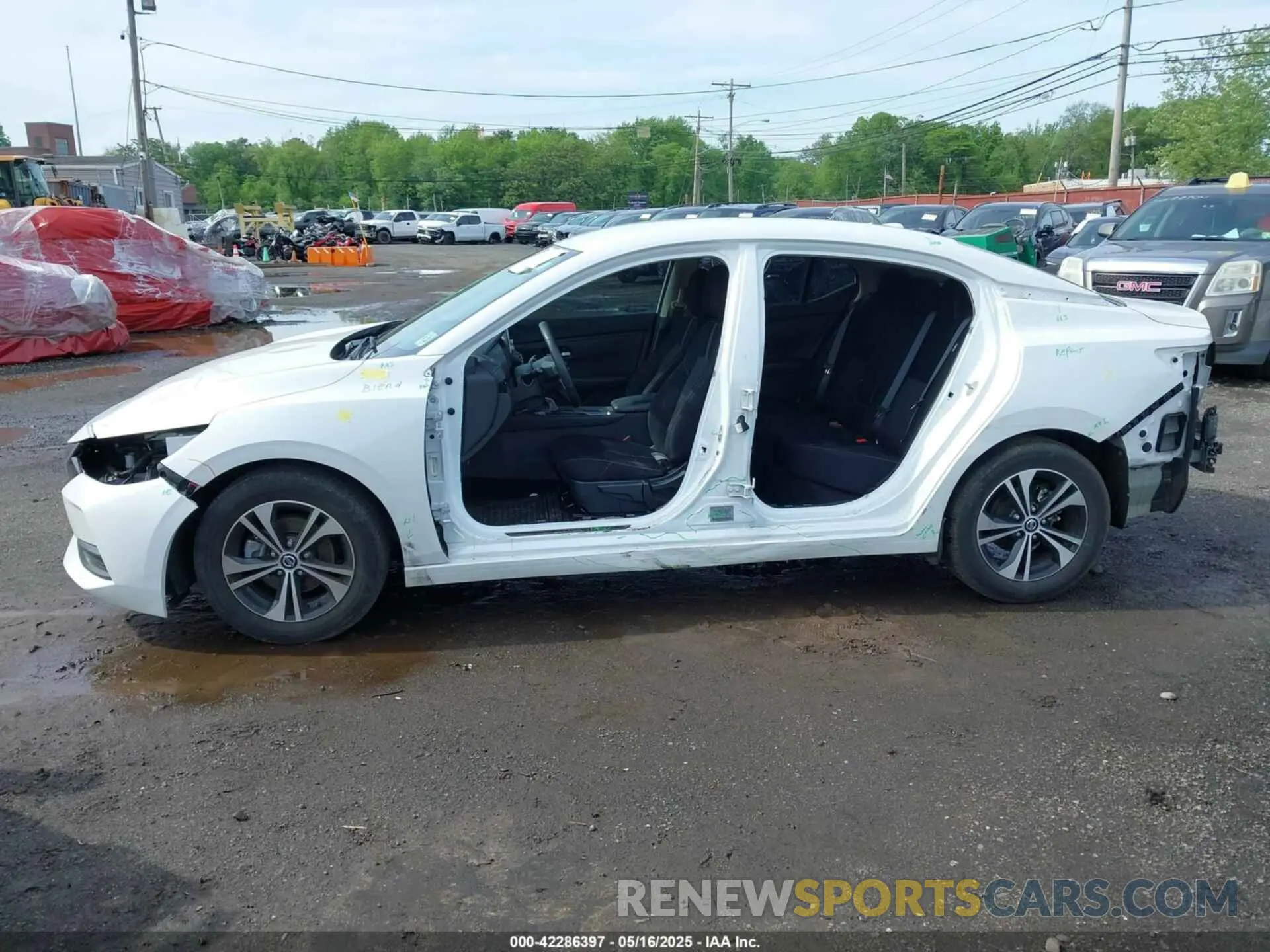 6 Photograph of a damaged car 3N1AB8CV5NY292832 NISSAN SENTRA 2022