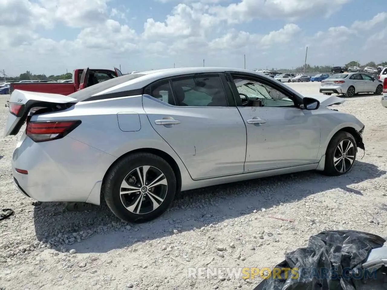 3 Photograph of a damaged car 3N1AB8CV5NY295987 NISSAN SENTRA 2022