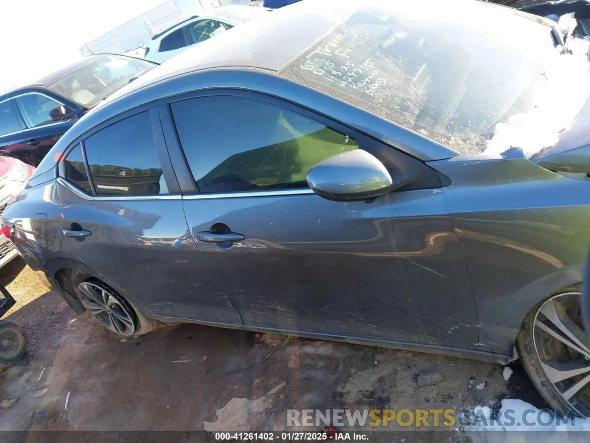 13 Photograph of a damaged car 3N1AB8CV5NY297335 NISSAN SENTRA 2022