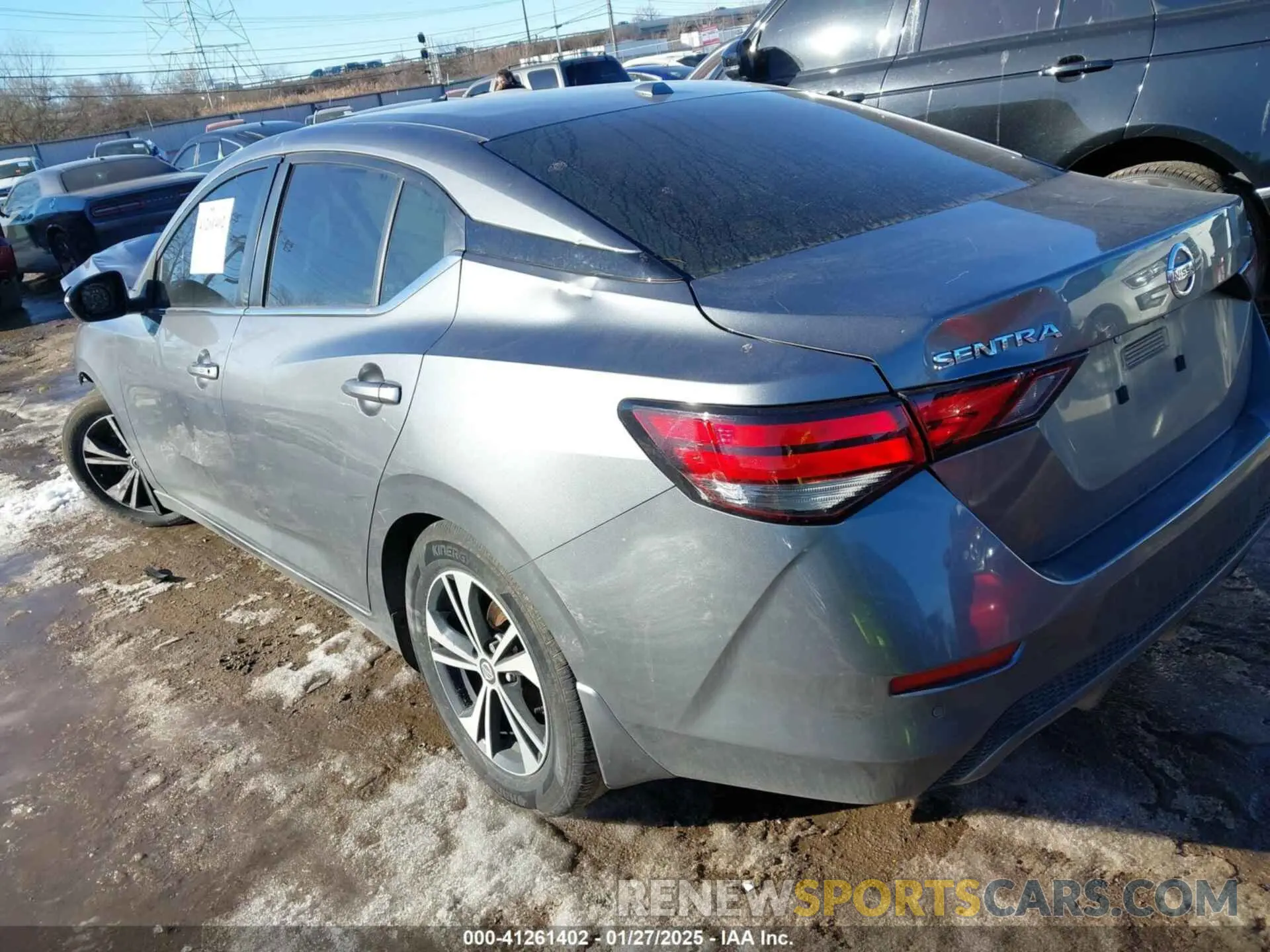 3 Photograph of a damaged car 3N1AB8CV5NY297335 NISSAN SENTRA 2022