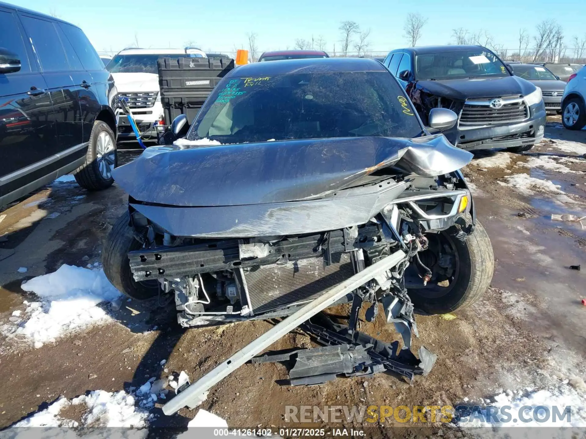 6 Photograph of a damaged car 3N1AB8CV5NY297335 NISSAN SENTRA 2022