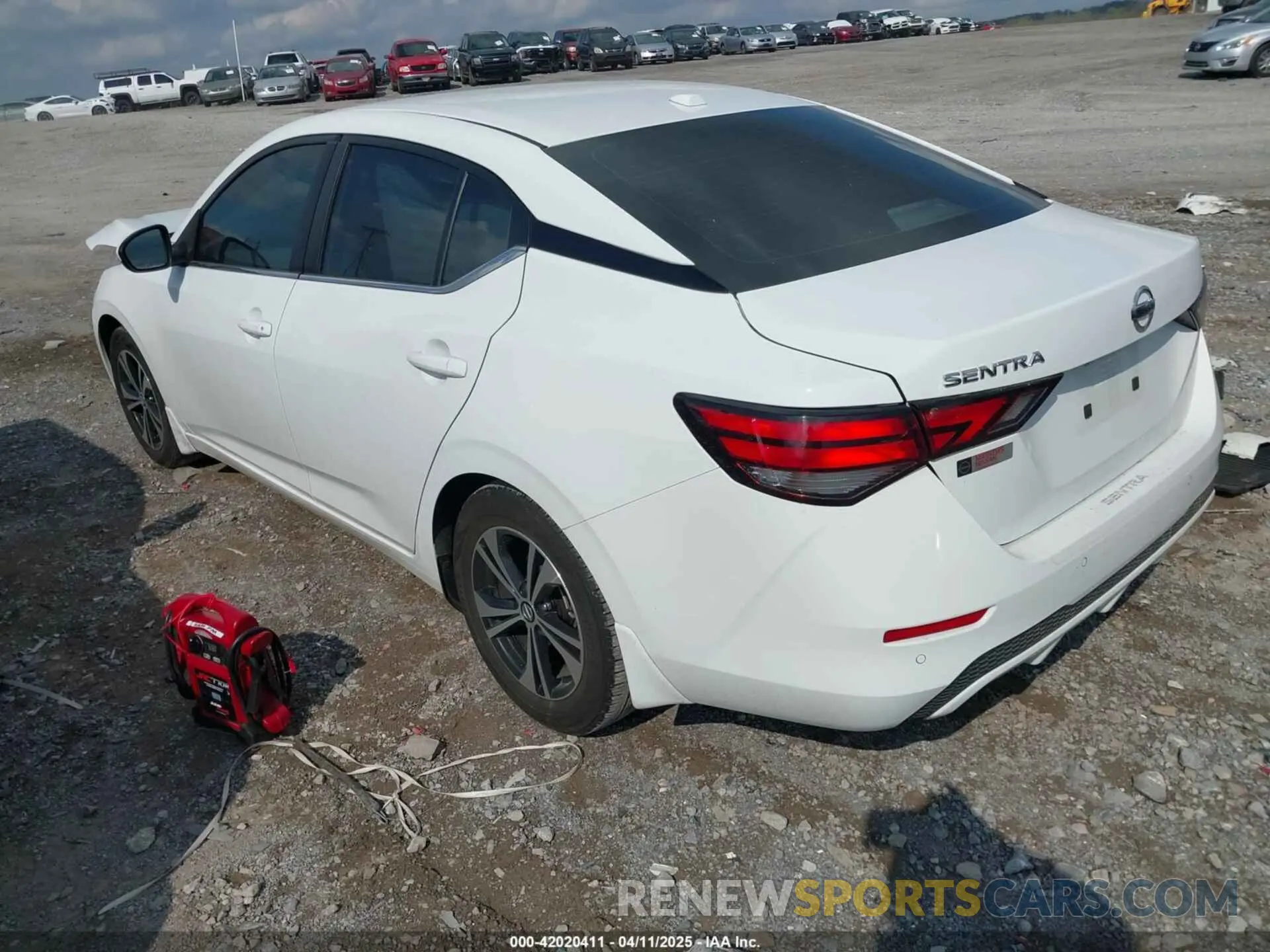 3 Photograph of a damaged car 3N1AB8CV5NY299764 NISSAN SENTRA 2022