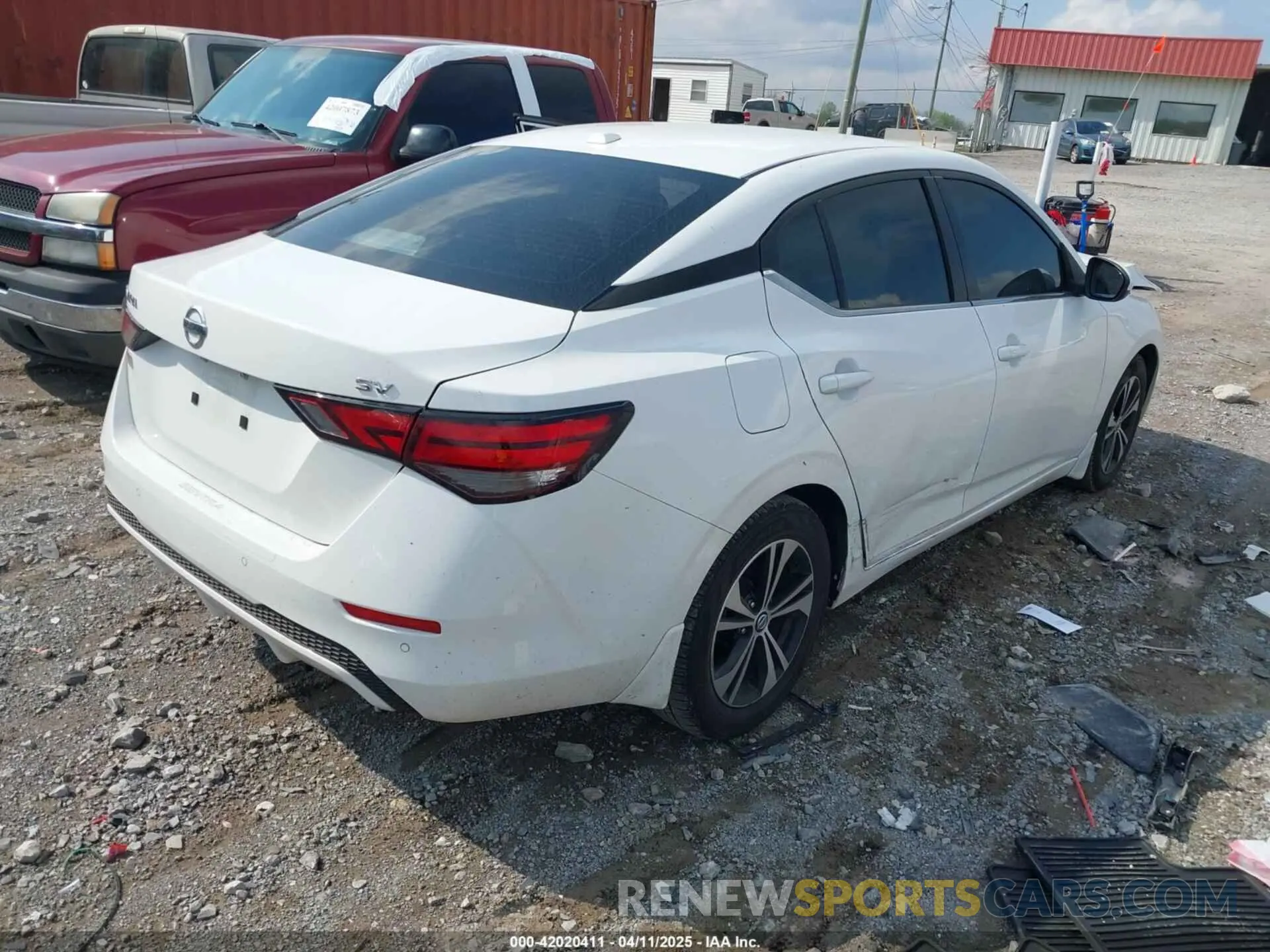 4 Photograph of a damaged car 3N1AB8CV5NY299764 NISSAN SENTRA 2022