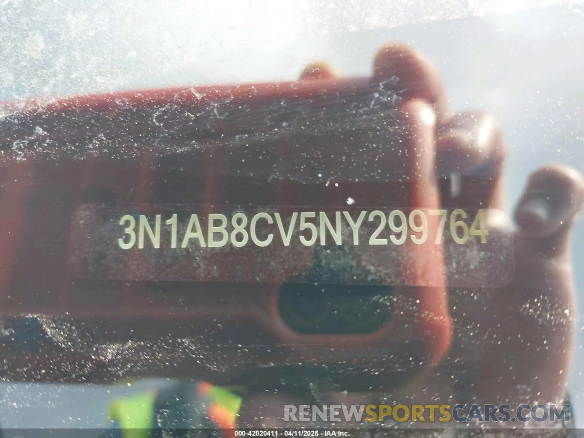 9 Photograph of a damaged car 3N1AB8CV5NY299764 NISSAN SENTRA 2022