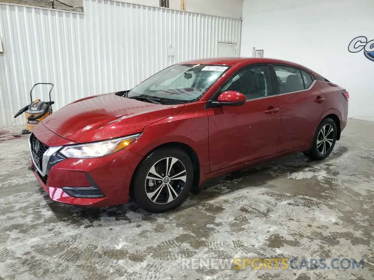 1 Photograph of a damaged car 3N1AB8CV5NY307054 NISSAN SENTRA 2022
