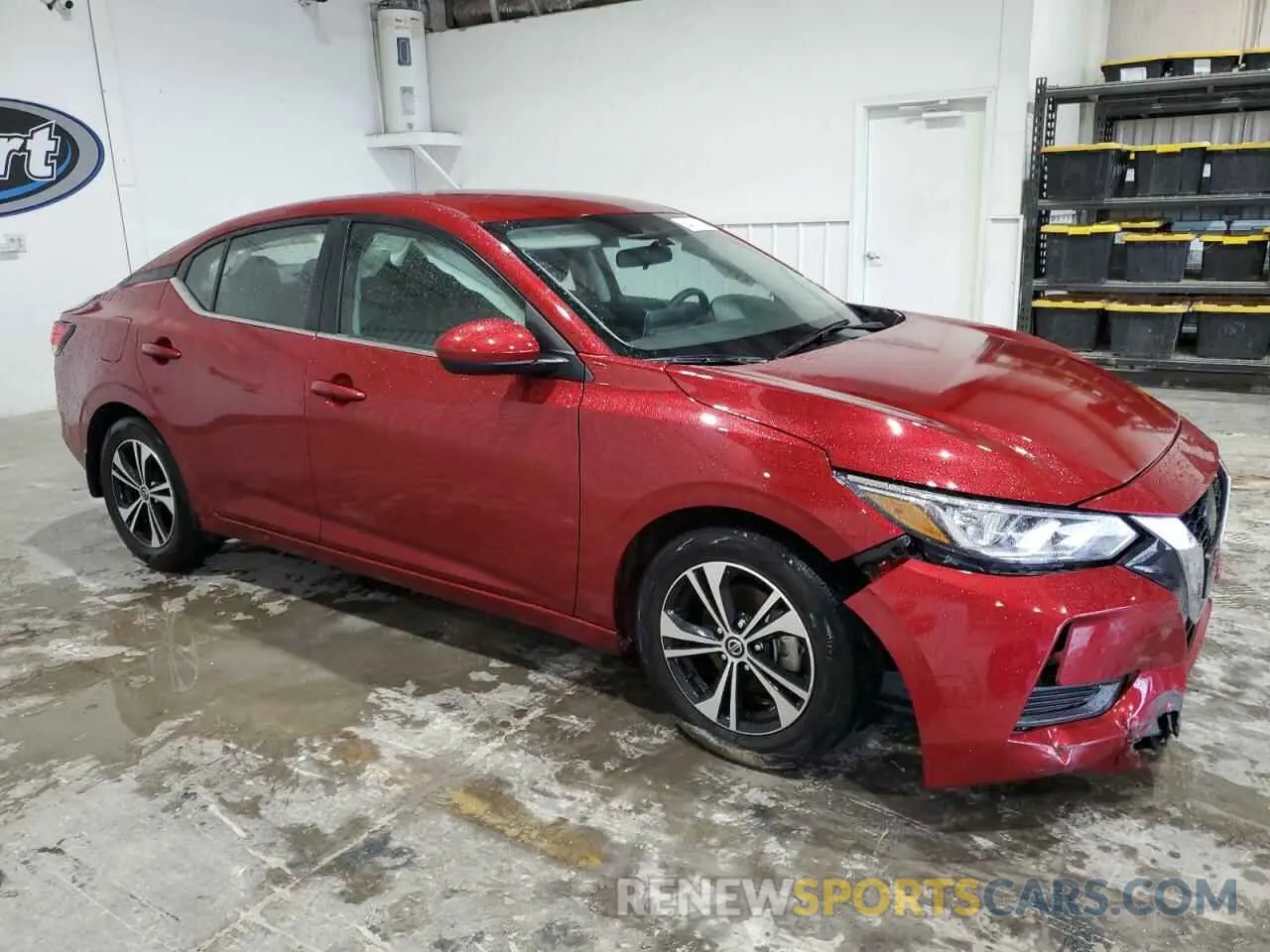 4 Photograph of a damaged car 3N1AB8CV5NY307054 NISSAN SENTRA 2022