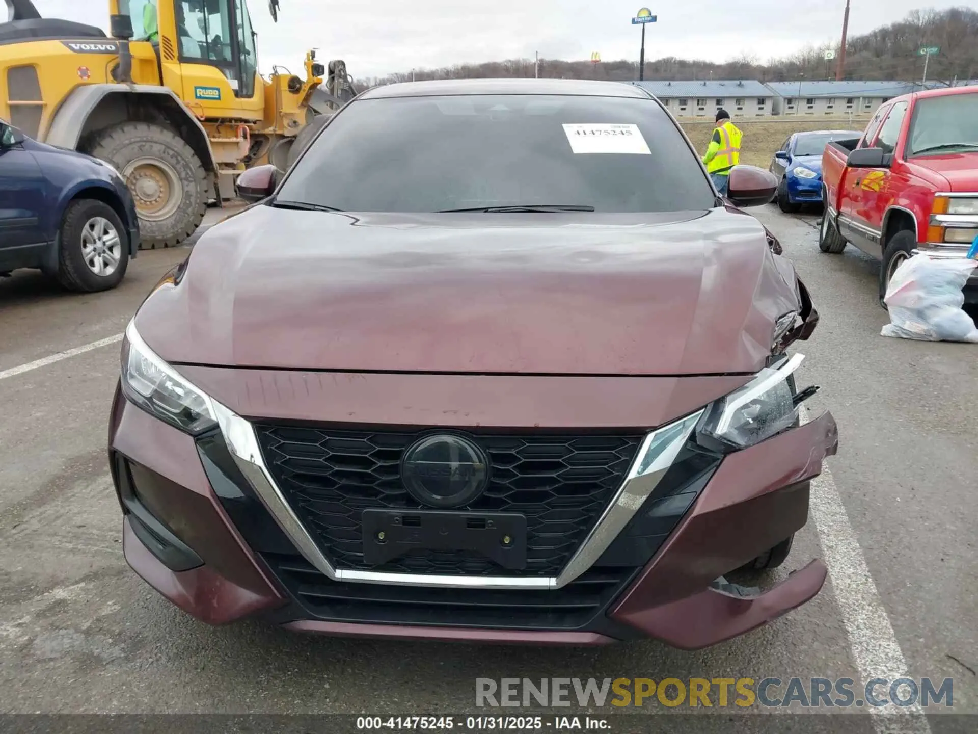 12 Photograph of a damaged car 3N1AB8CV5NY307068 NISSAN SENTRA 2022