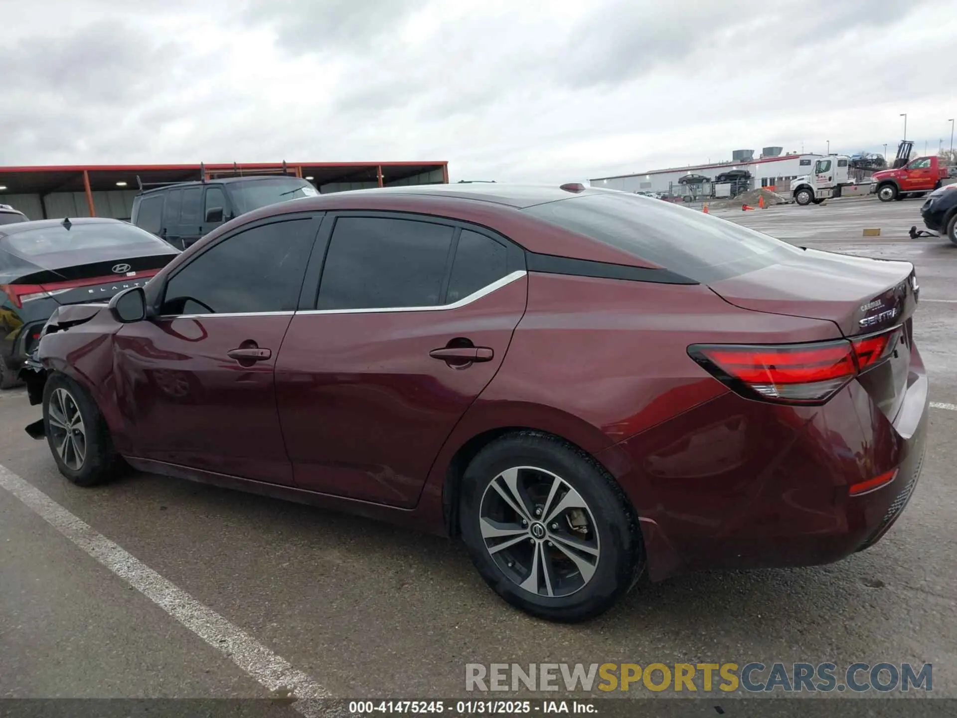 14 Photograph of a damaged car 3N1AB8CV5NY307068 NISSAN SENTRA 2022