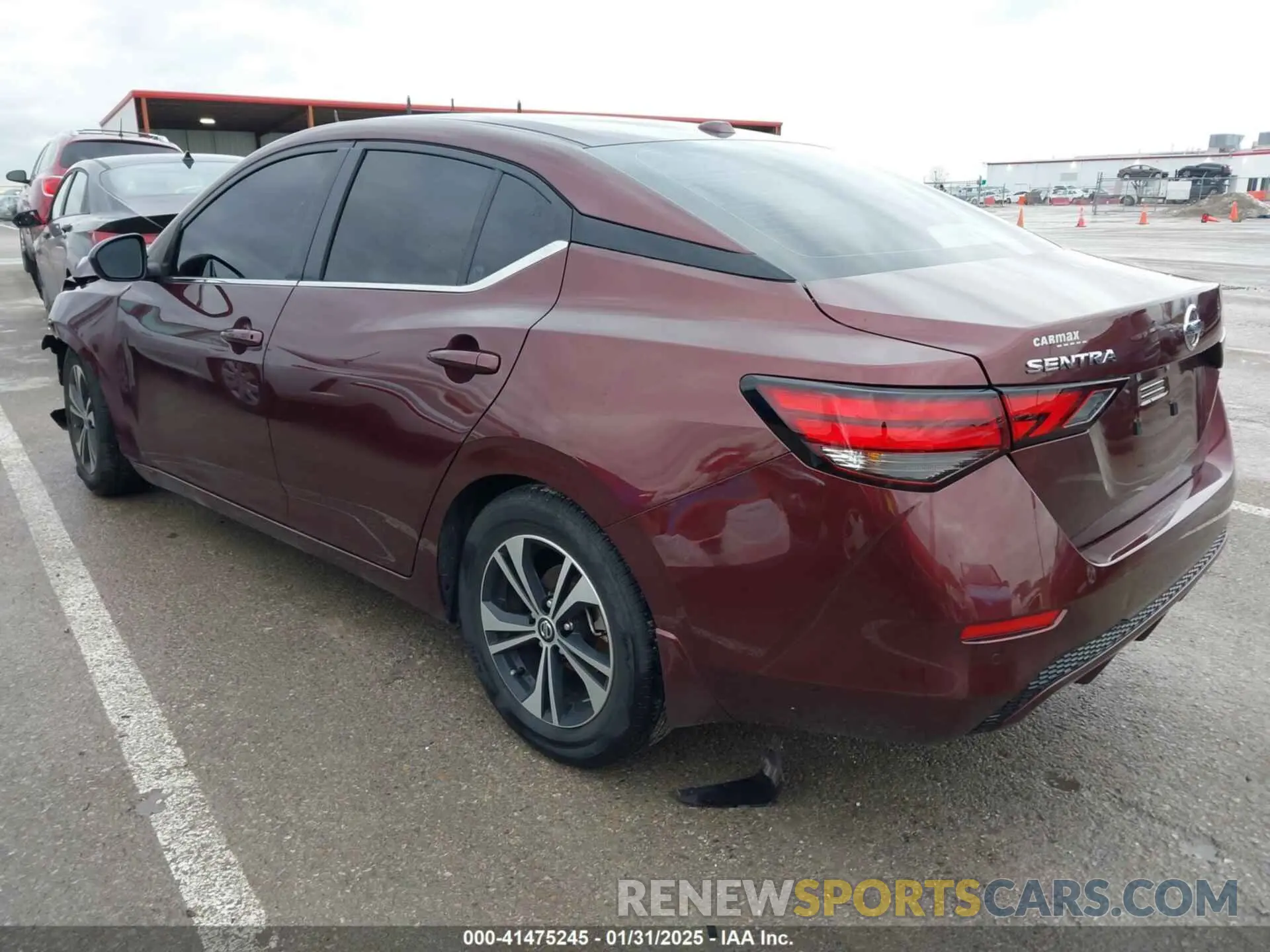 3 Photograph of a damaged car 3N1AB8CV5NY307068 NISSAN SENTRA 2022