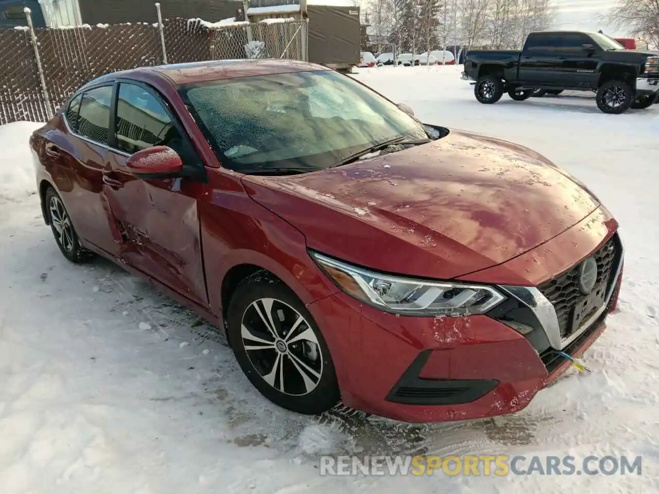 4 Photograph of a damaged car 3N1AB8CV5NY310682 NISSAN SENTRA 2022