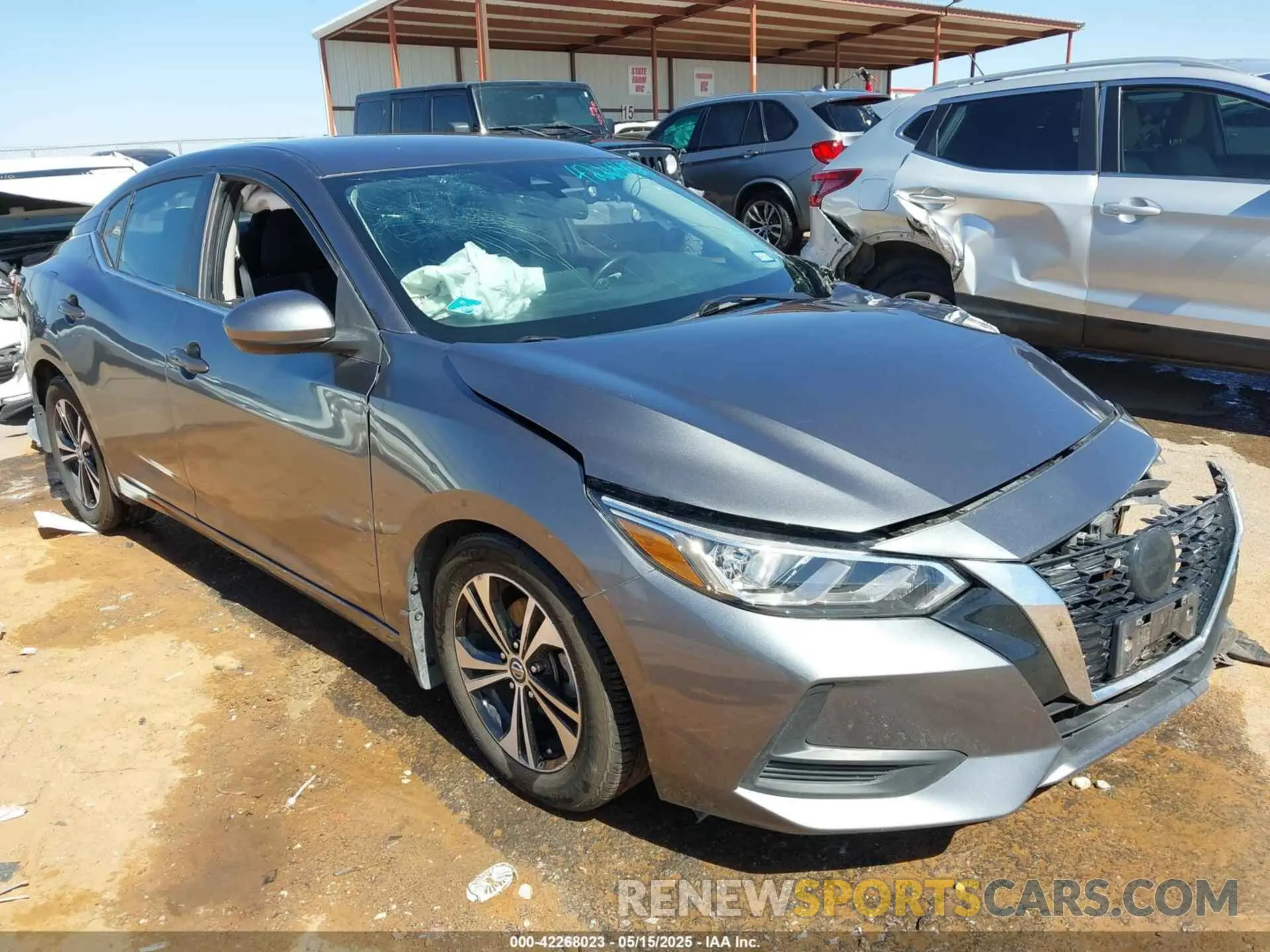 1 Photograph of a damaged car 3N1AB8CV5NY315252 NISSAN SENTRA 2022