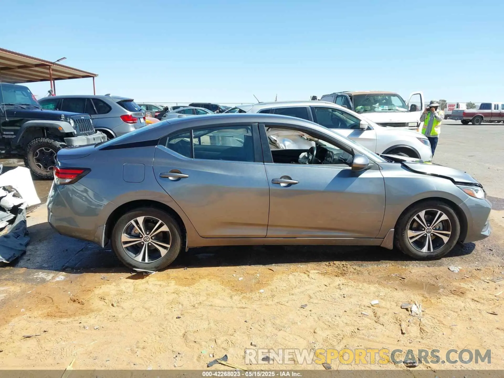 12 Photograph of a damaged car 3N1AB8CV5NY315252 NISSAN SENTRA 2022