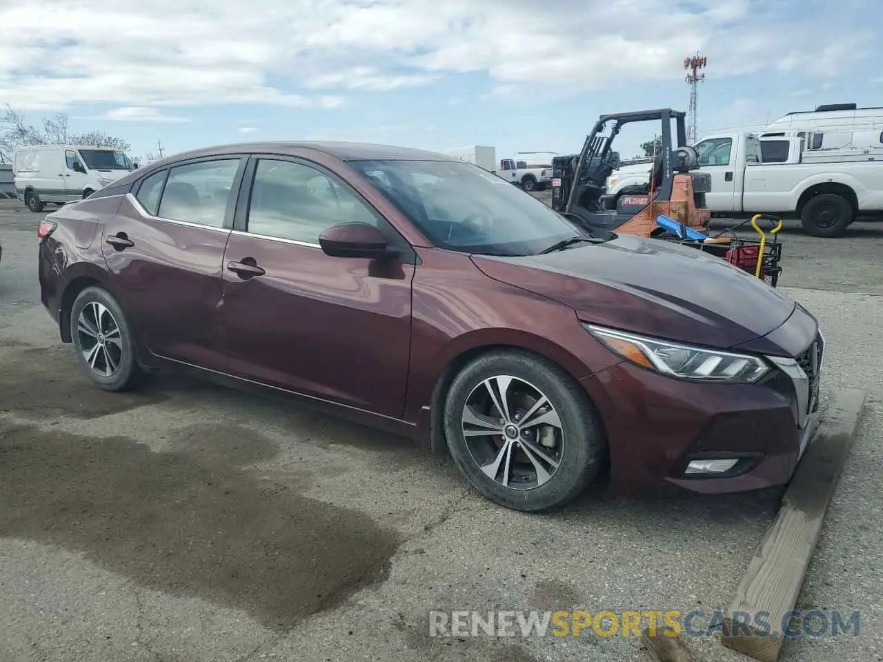 4 Photograph of a damaged car 3N1AB8CV6NY215161 NISSAN SENTRA 2022