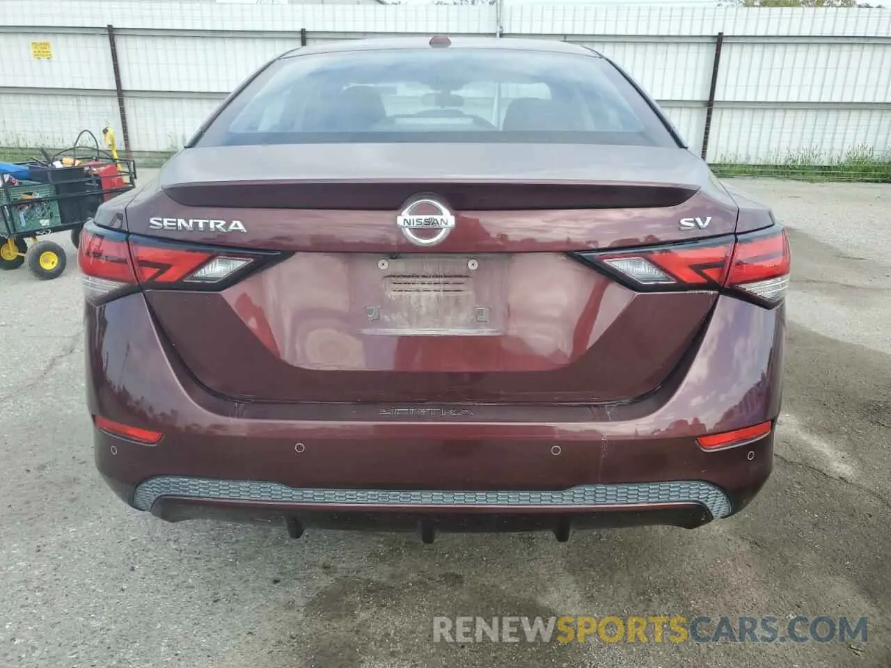 6 Photograph of a damaged car 3N1AB8CV6NY215161 NISSAN SENTRA 2022