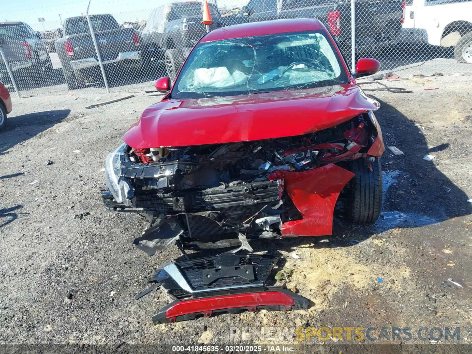 11 Photograph of a damaged car 3N1AB8CV6NY218416 NISSAN SENTRA 2022