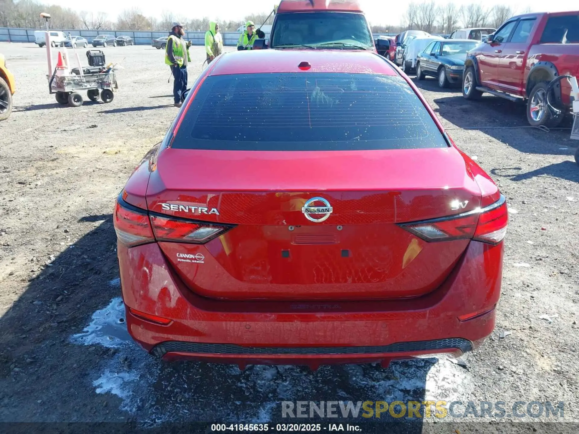 15 Photograph of a damaged car 3N1AB8CV6NY218416 NISSAN SENTRA 2022