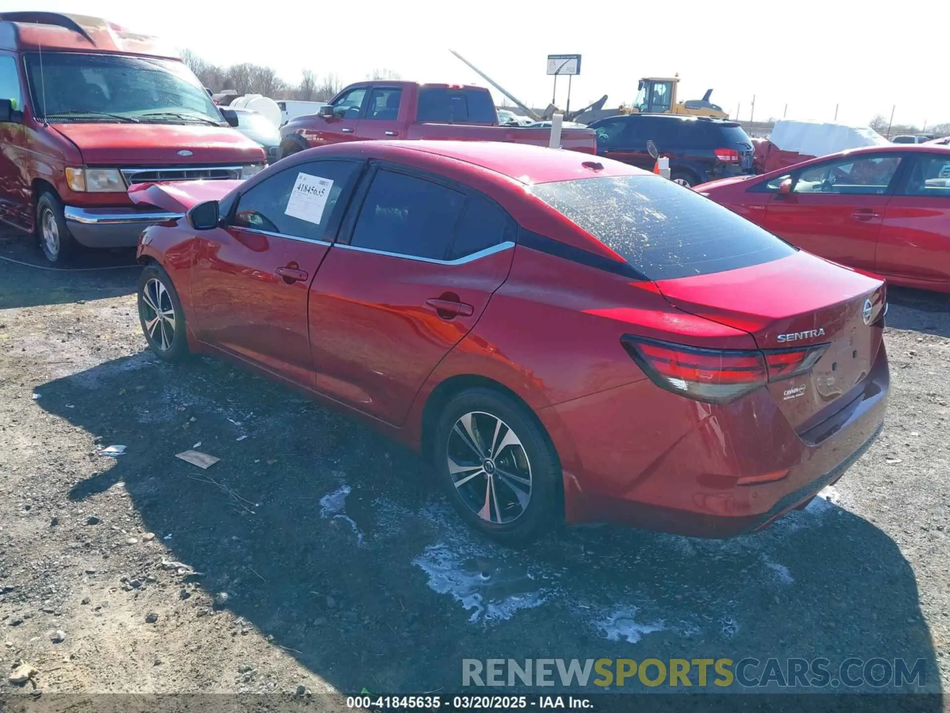 3 Photograph of a damaged car 3N1AB8CV6NY218416 NISSAN SENTRA 2022