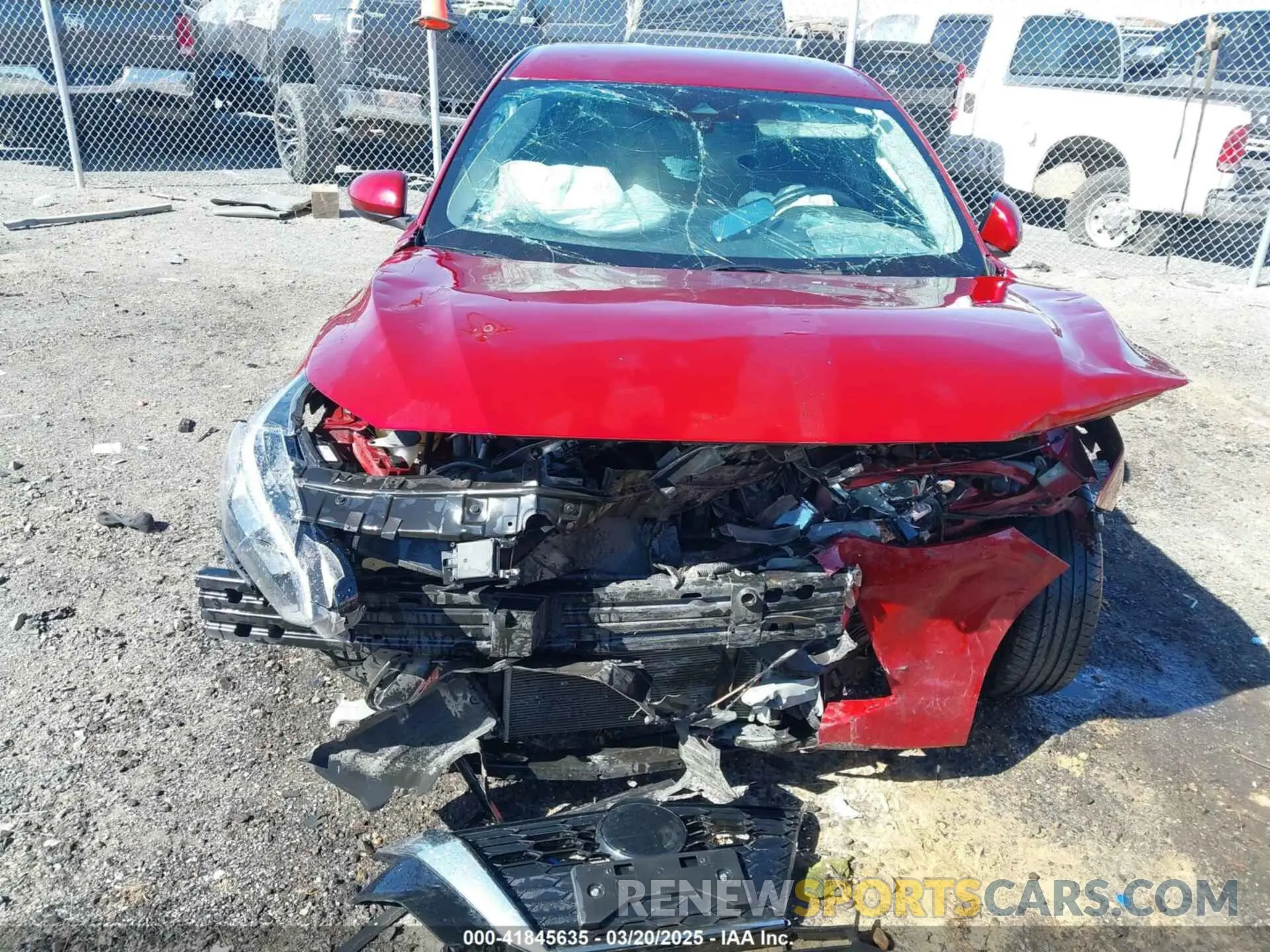 6 Photograph of a damaged car 3N1AB8CV6NY218416 NISSAN SENTRA 2022