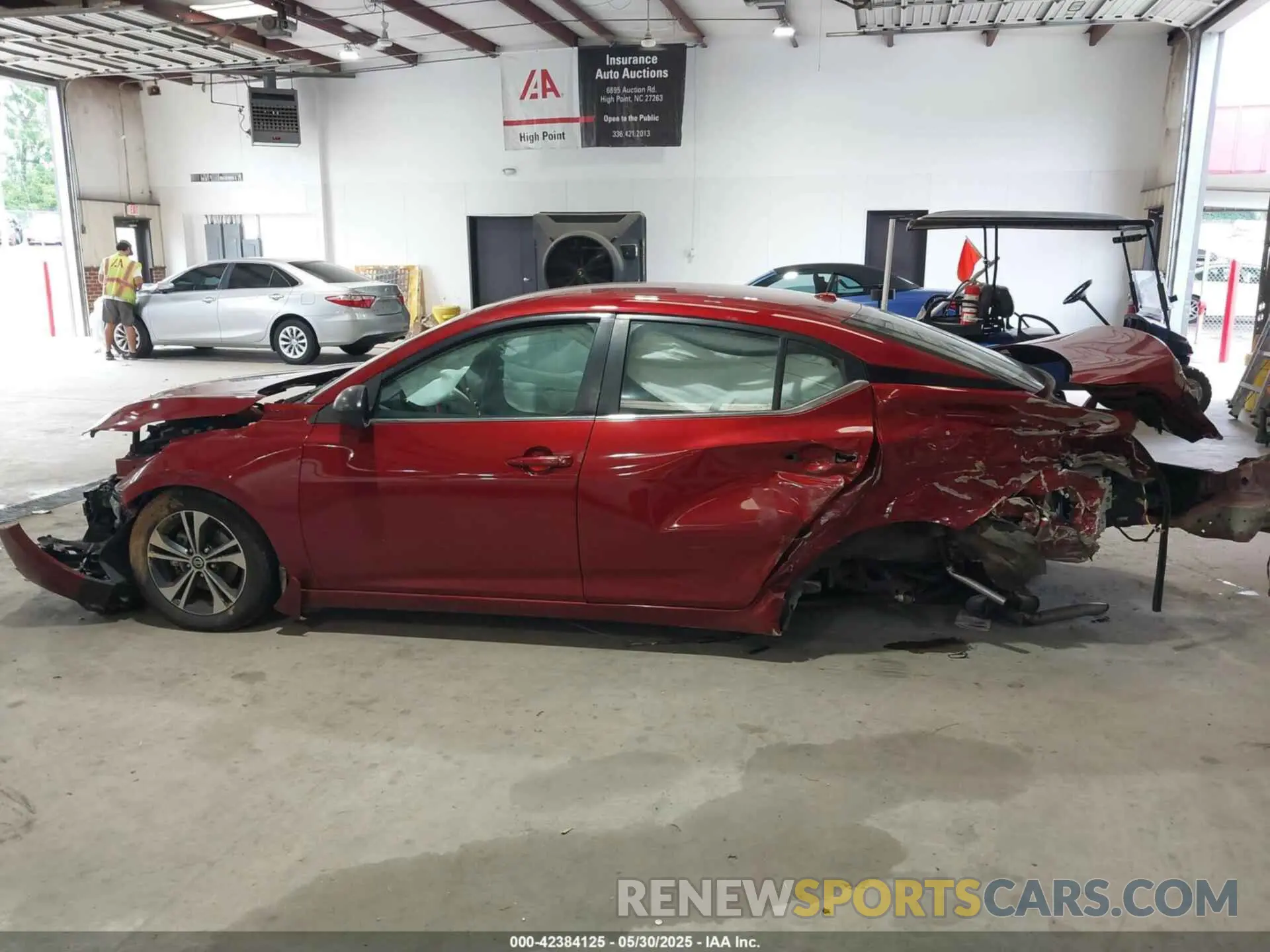 15 Photograph of a damaged car 3N1AB8CV6NY223731 NISSAN SENTRA 2022