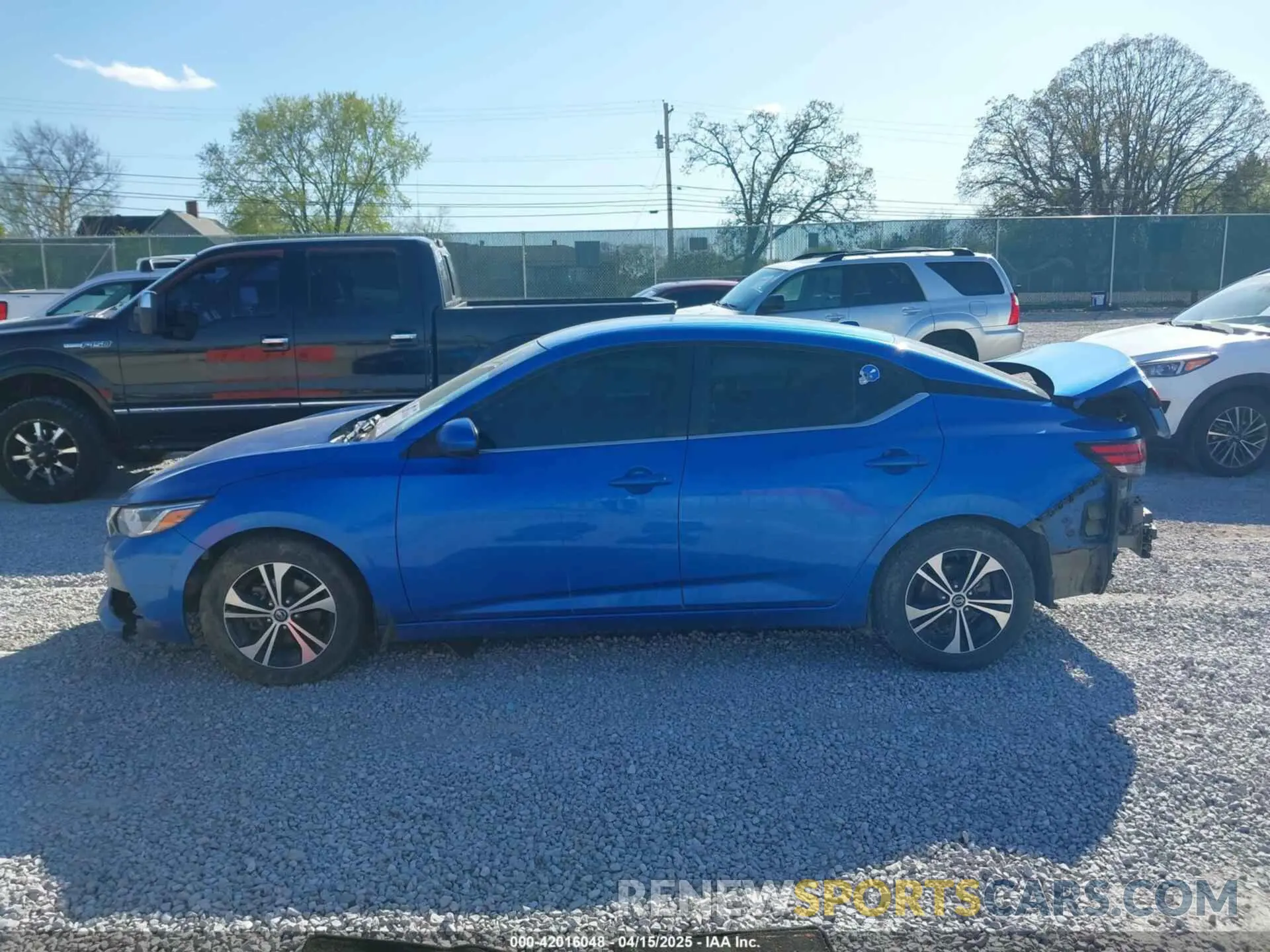 14 Photograph of a damaged car 3N1AB8CV6NY228198 NISSAN SENTRA 2022