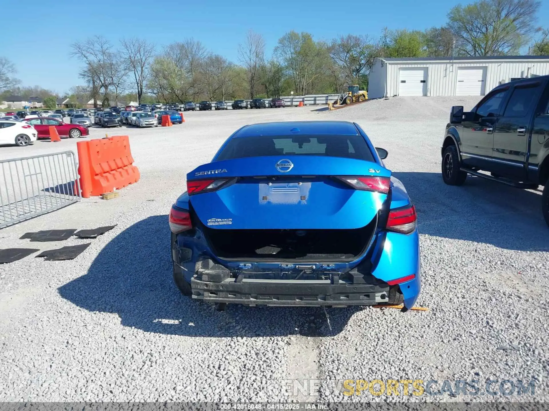 16 Photograph of a damaged car 3N1AB8CV6NY228198 NISSAN SENTRA 2022