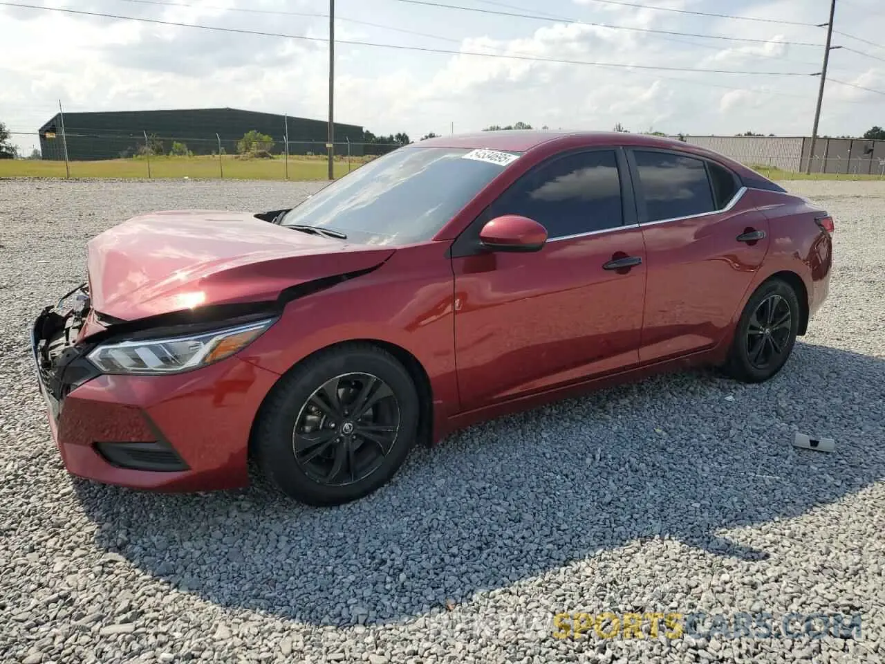 1 Photograph of a damaged car 3N1AB8CV6NY228248 NISSAN SENTRA 2022