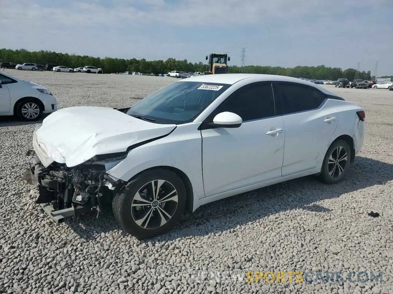 1 Photograph of a damaged car 3N1AB8CV6NY229853 NISSAN SENTRA 2022