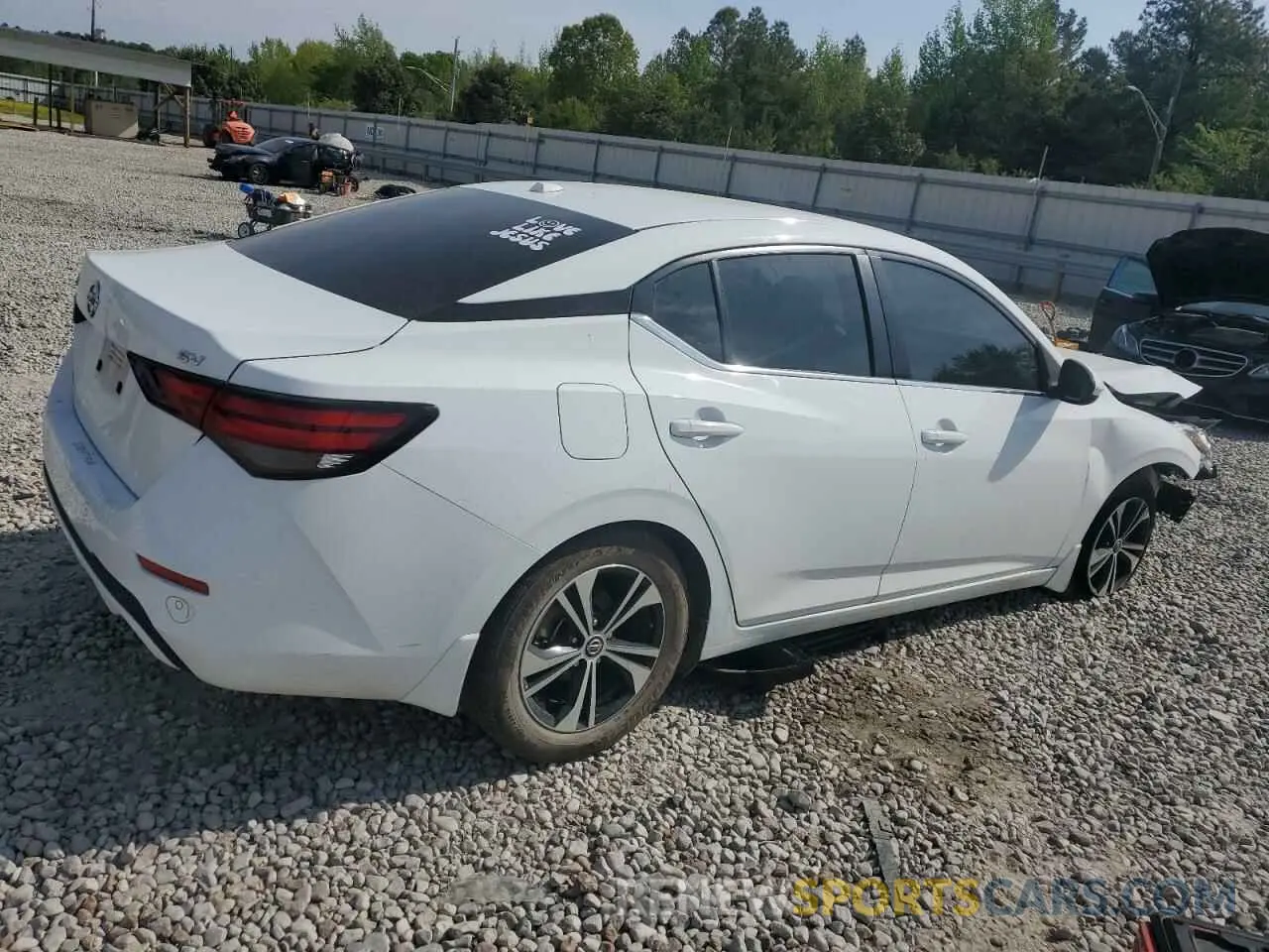 3 Photograph of a damaged car 3N1AB8CV6NY229853 NISSAN SENTRA 2022