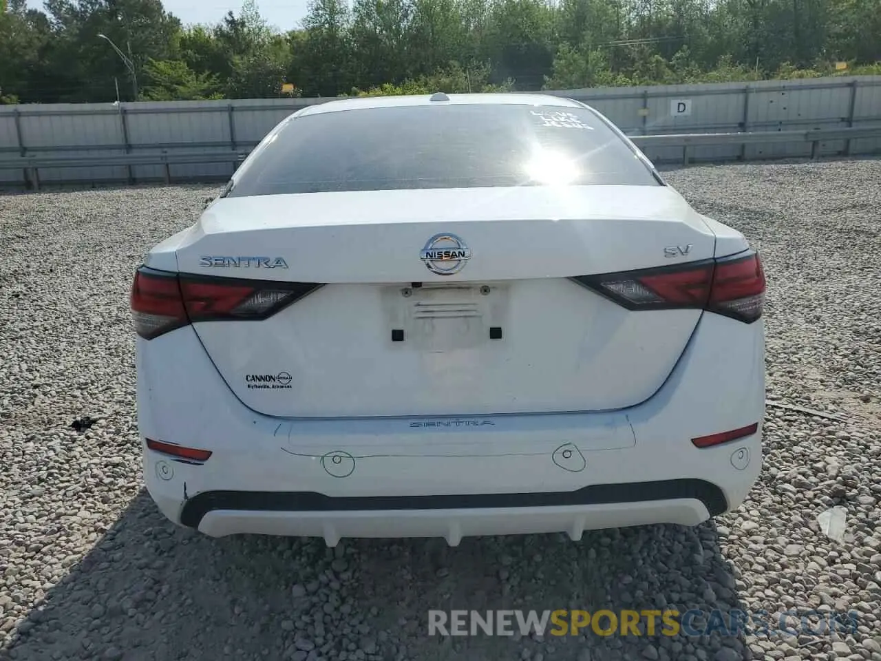 6 Photograph of a damaged car 3N1AB8CV6NY229853 NISSAN SENTRA 2022