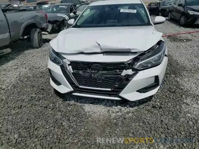 13 Photograph of a damaged car 3N1AB8CV6NY235328 NISSAN SENTRA 2022