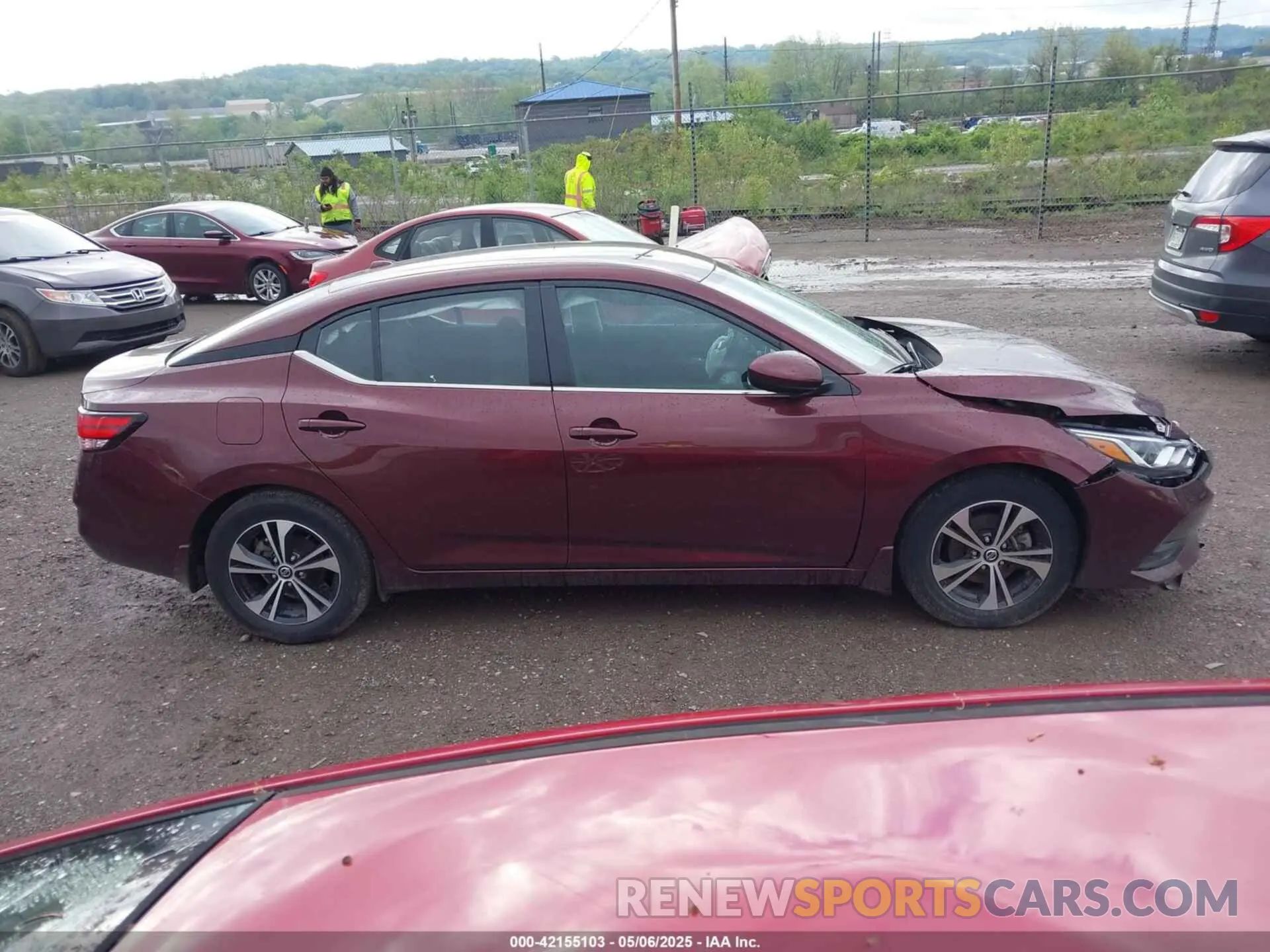 14 Photograph of a damaged car 3N1AB8CV6NY236866 NISSAN SENTRA 2022