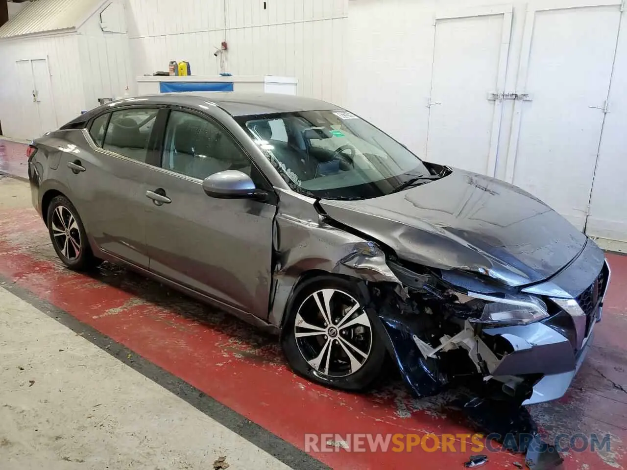 4 Photograph of a damaged car 3N1AB8CV6NY238794 NISSAN SENTRA 2022