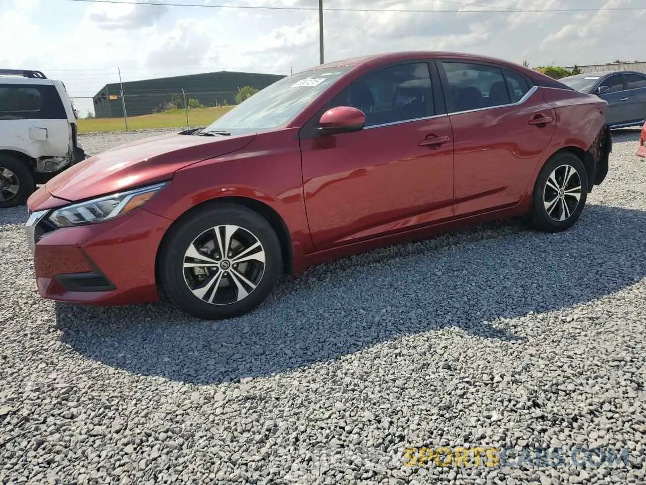 1 Photograph of a damaged car 3N1AB8CV6NY253909 NISSAN SENTRA 2022