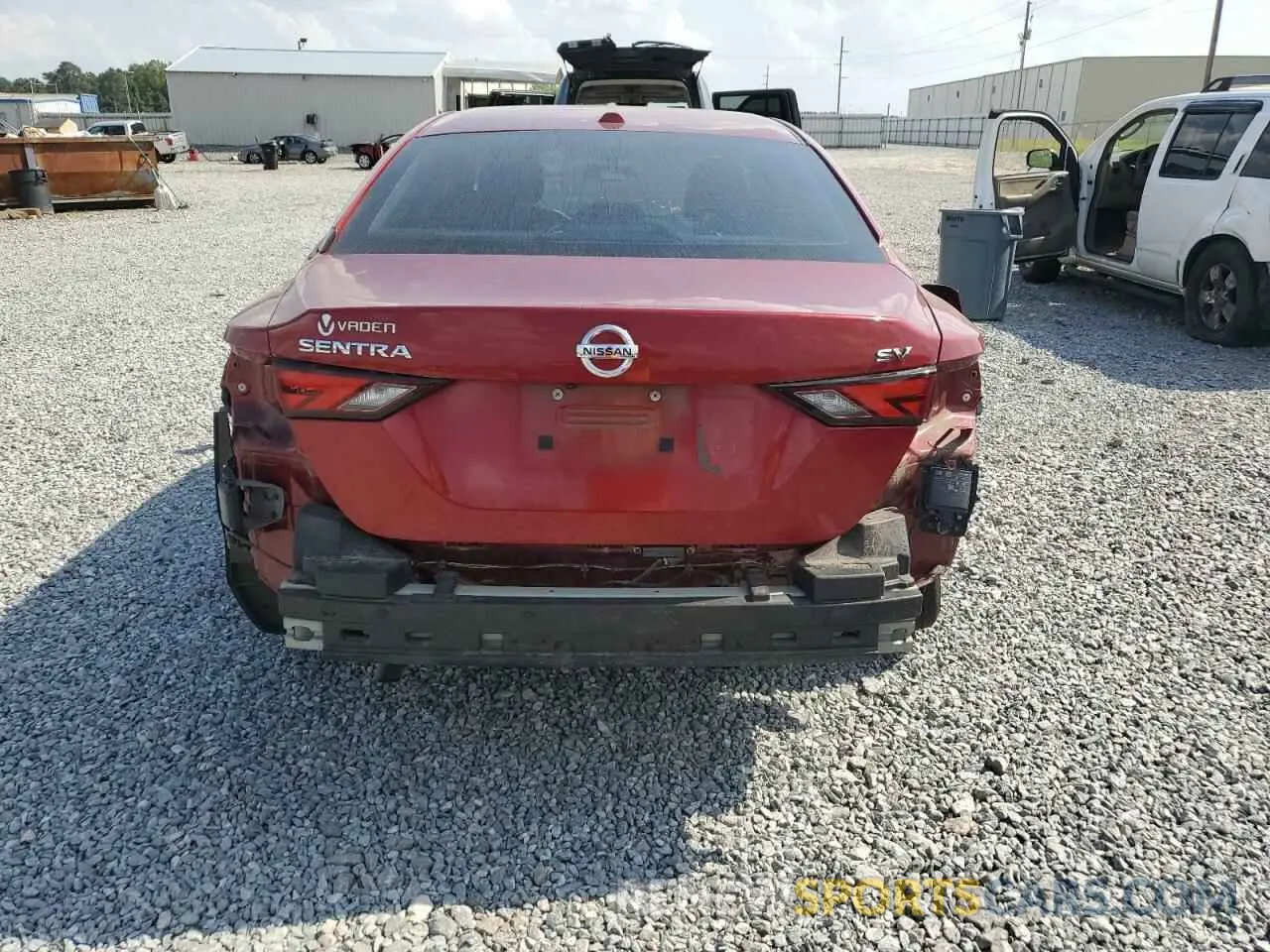 6 Photograph of a damaged car 3N1AB8CV6NY253909 NISSAN SENTRA 2022