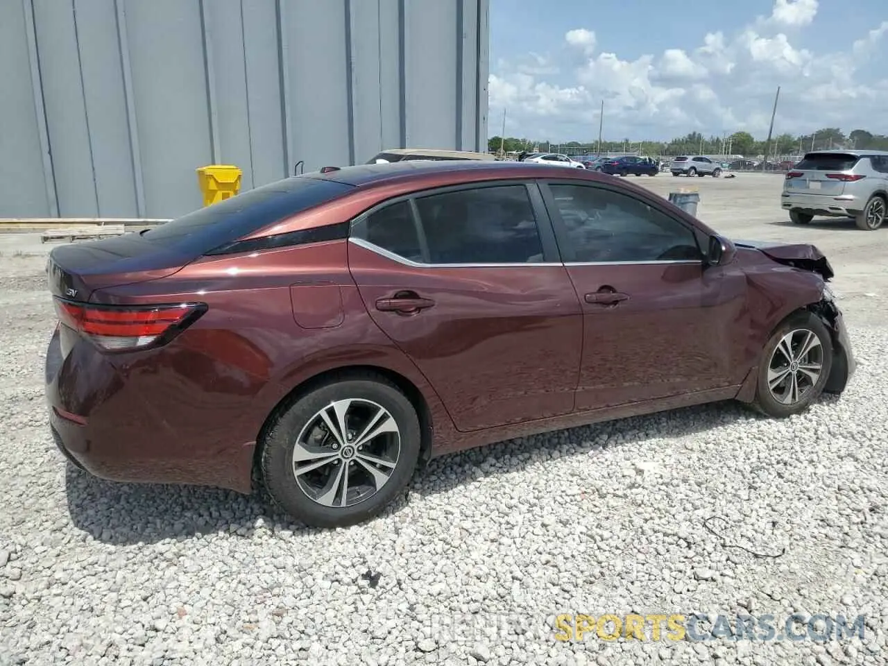 3 Photograph of a damaged car 3N1AB8CV6NY256101 NISSAN SENTRA 2022