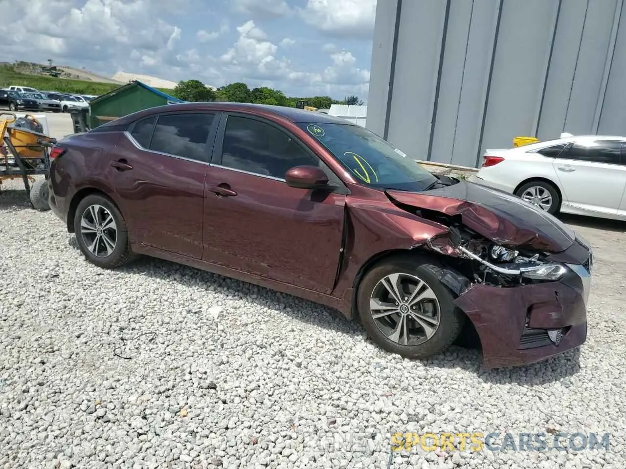 4 Photograph of a damaged car 3N1AB8CV6NY256101 NISSAN SENTRA 2022