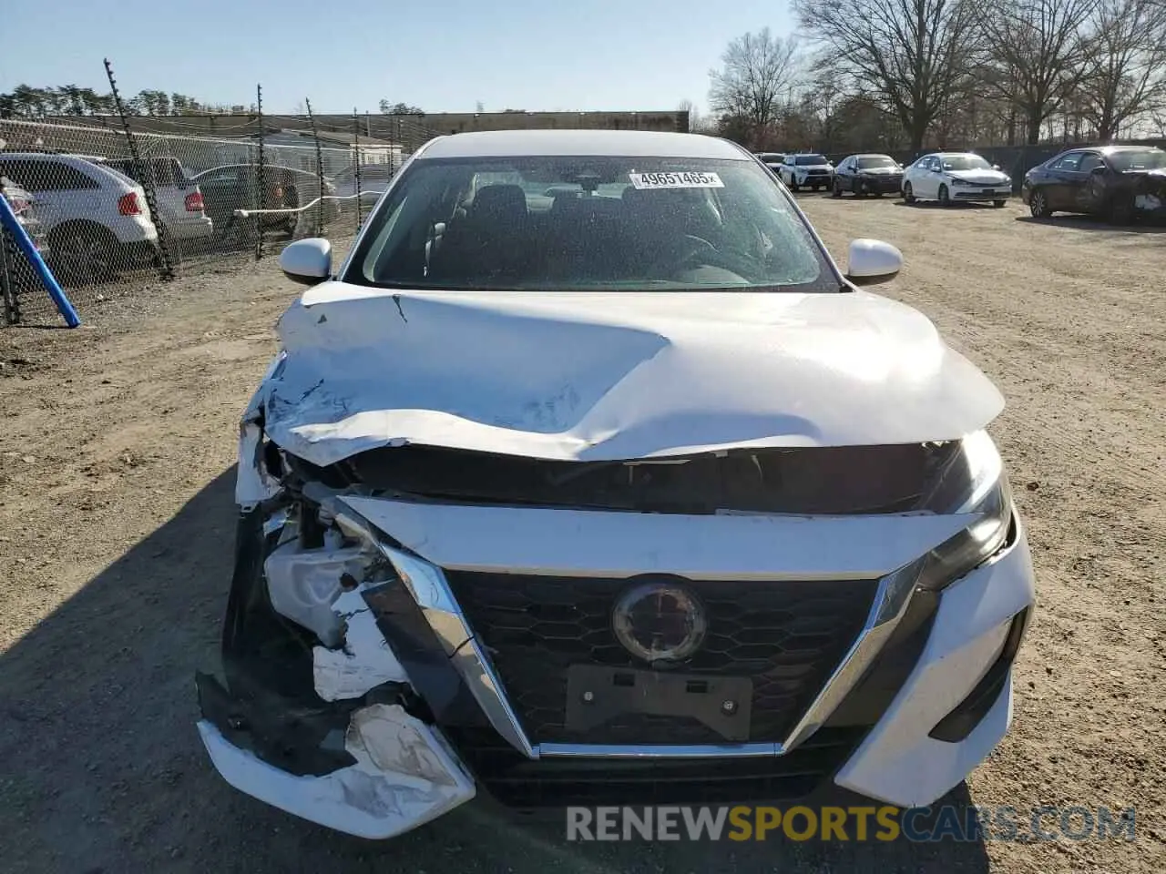 5 Photograph of a damaged car 3N1AB8CV6NY267339 NISSAN SENTRA 2022