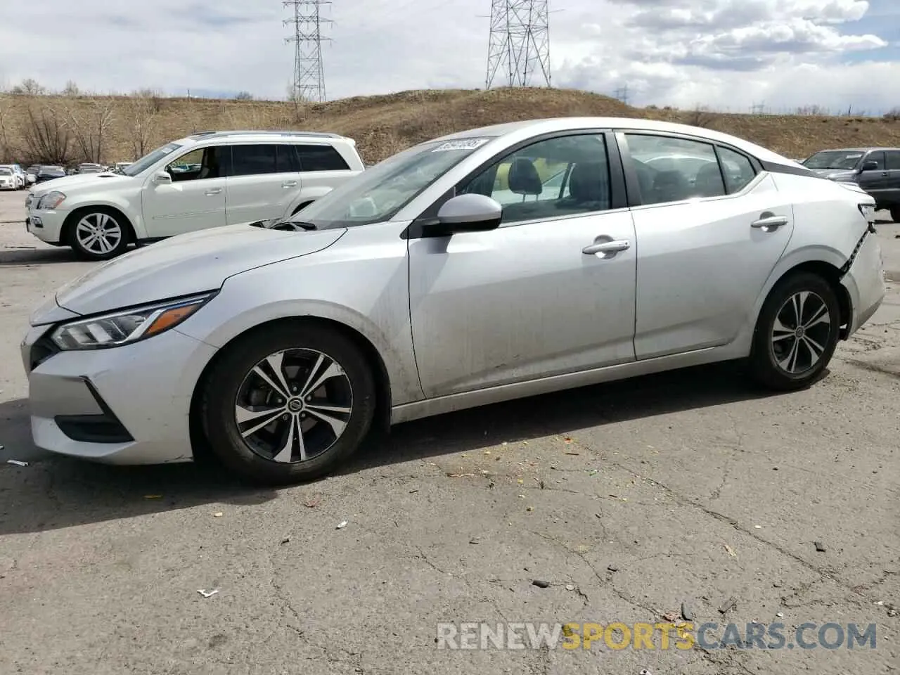1 Photograph of a damaged car 3N1AB8CV6NY268409 NISSAN SENTRA 2022
