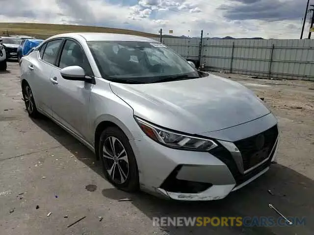 10 Photograph of a damaged car 3N1AB8CV6NY268409 NISSAN SENTRA 2022