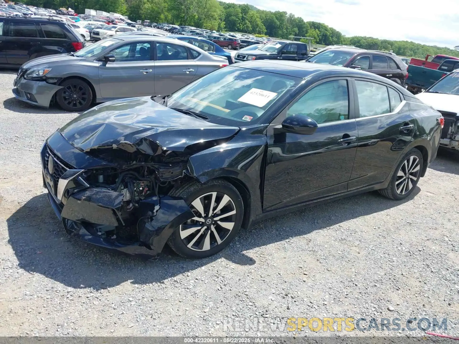 2 Photograph of a damaged car 3N1AB8CV6NY282911 NISSAN SENTRA 2022