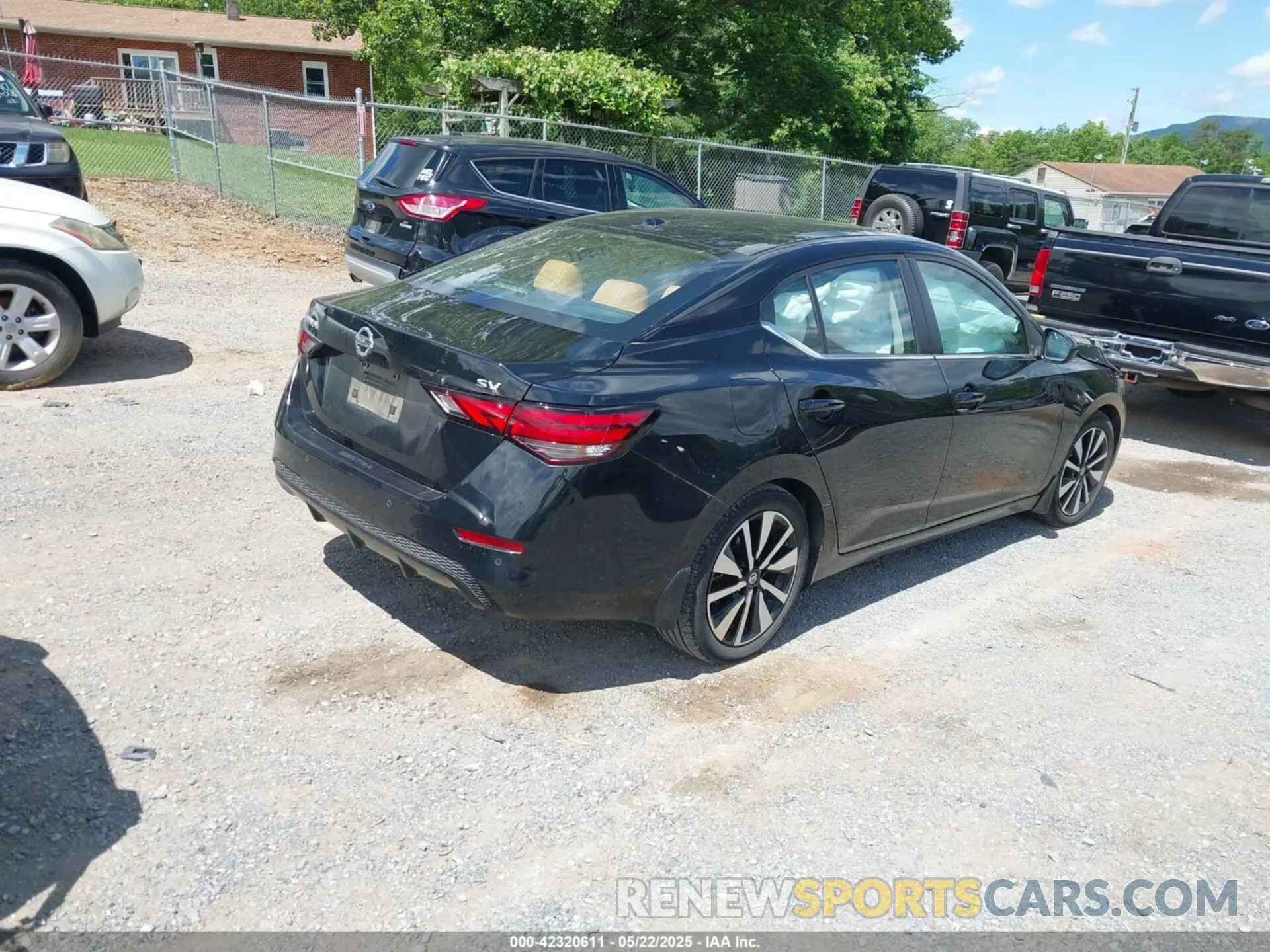 4 Photograph of a damaged car 3N1AB8CV6NY282911 NISSAN SENTRA 2022