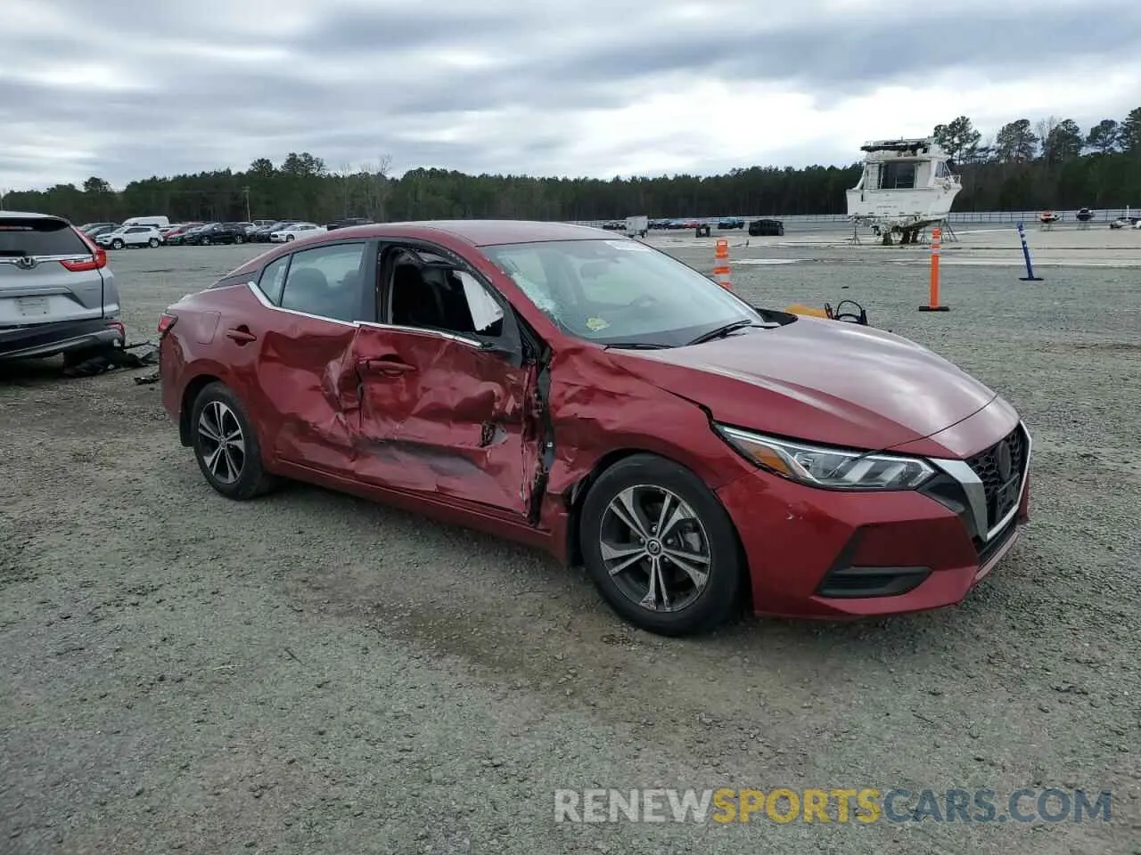 4 Photograph of a damaged car 3N1AB8CV6NY288272 NISSAN SENTRA 2022