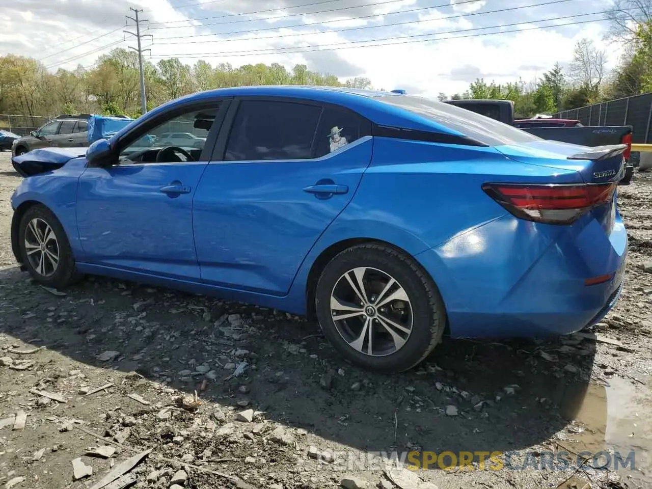 2 Photograph of a damaged car 3N1AB8CV6NY288501 NISSAN SENTRA 2022