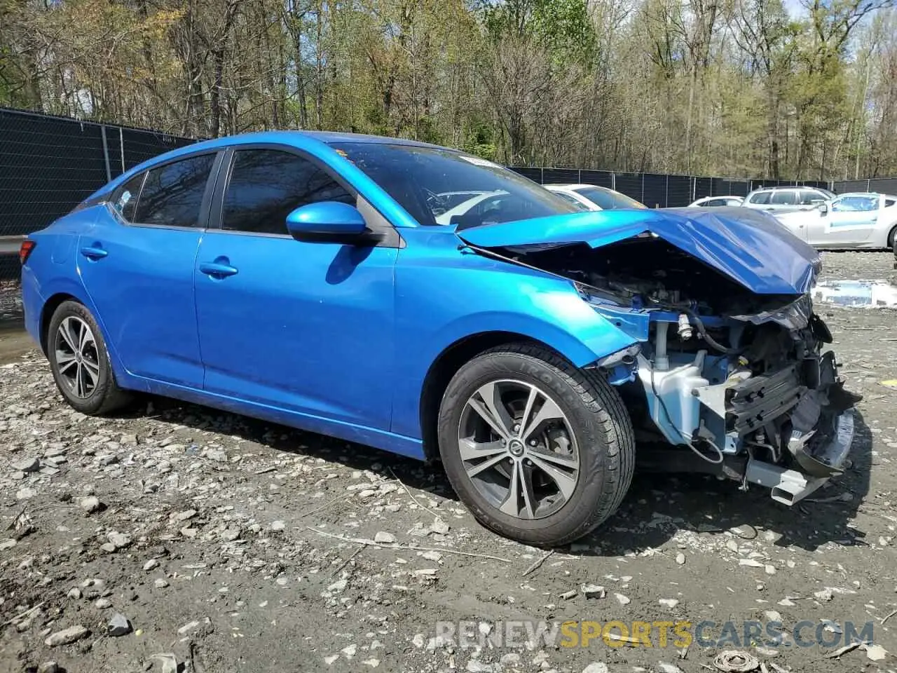 4 Photograph of a damaged car 3N1AB8CV6NY288501 NISSAN SENTRA 2022