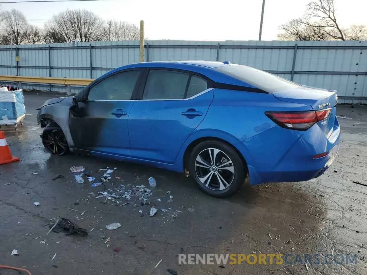 2 Photograph of a damaged car 3N1AB8CV6NY295707 NISSAN SENTRA 2022
